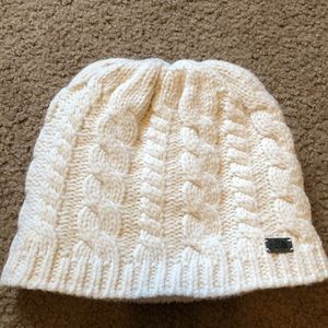 NEVER WORN!!! Fur lined North Face knit hat